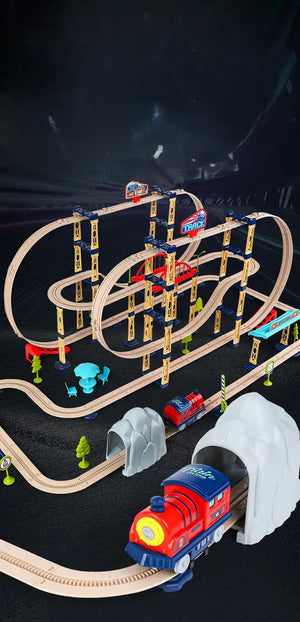 🚂 لعبة قطار المسارات 146 قطعه– Track City Train Set