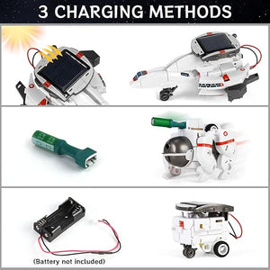 🥊 لعبة الروبوت التعليمي بالطاقة الشمسية – Solar Robot Kit