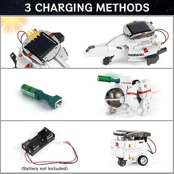 🥊 لعبة الروبوت التعليمي بالطاقة الشمسية – Solar Robot Kit