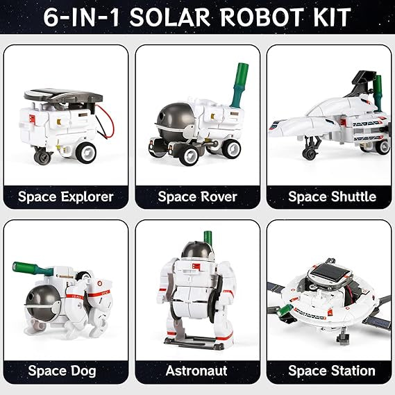 🥊 لعبة الروبوت التعليمي بالطاقة الشمسية – Solar Robot Kit