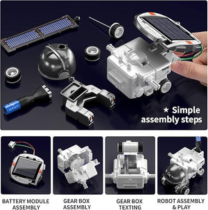 🥊 لعبة الروبوت التعليمي بالطاقة الشمسية – Solar Robot Kit