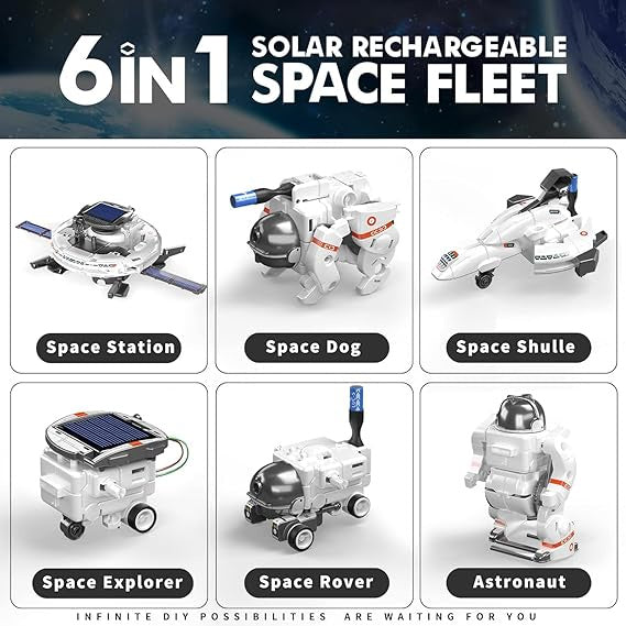 🥊 لعبة الروبوت التعليمي بالطاقة الشمسية – Solar Robot Kit