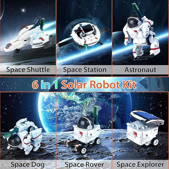🥊 لعبة الروبوت التعليمي بالطاقة الشمسية – Solar Robot Kit