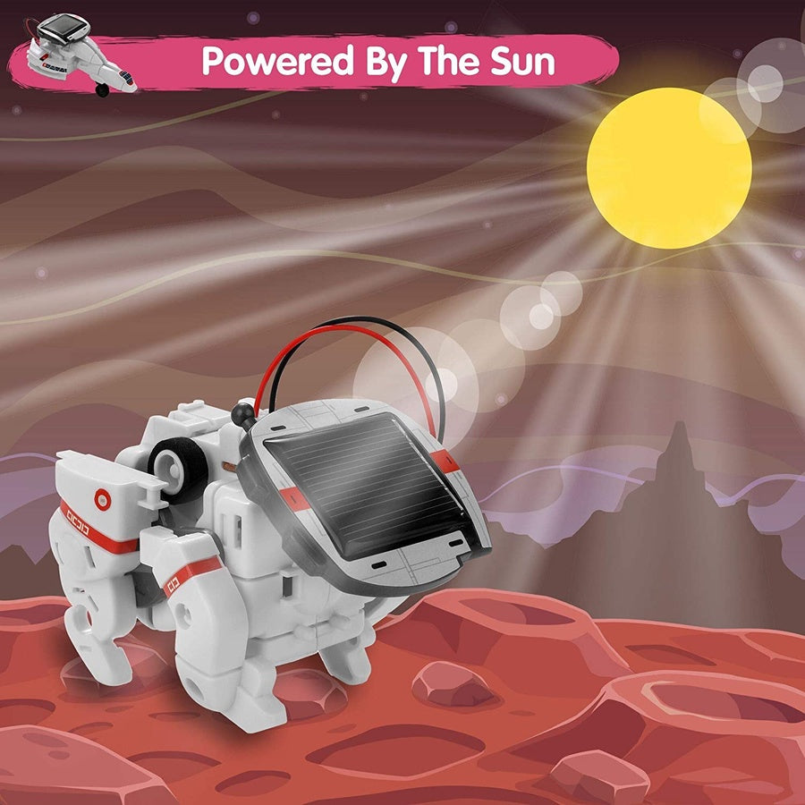 🥊 لعبة الروبوت التعليمي بالطاقة الشمسية – Solar Robot Kit