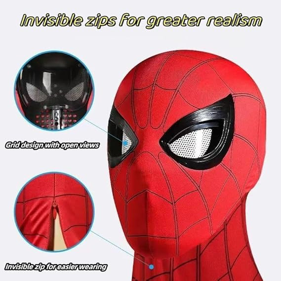 🕷️ قناع سبايدر الذكي بالإضاءة – Spider Mask