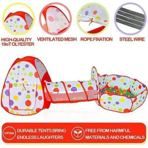 🫧 خيمة كرات اللعب للأطفال Kids Play Tent with Ball Pit