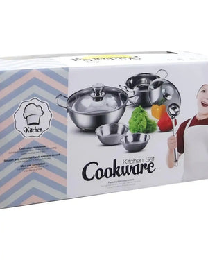 🍲 طقم أدوات المطبخ الاستالانس للأطفال – Kitchen Cookware Set