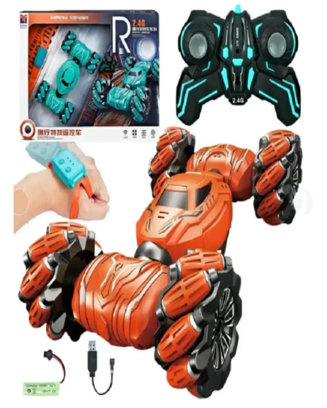 🚗 سيارة الأكشن الجانبية 360° – Lateral Stunt Car