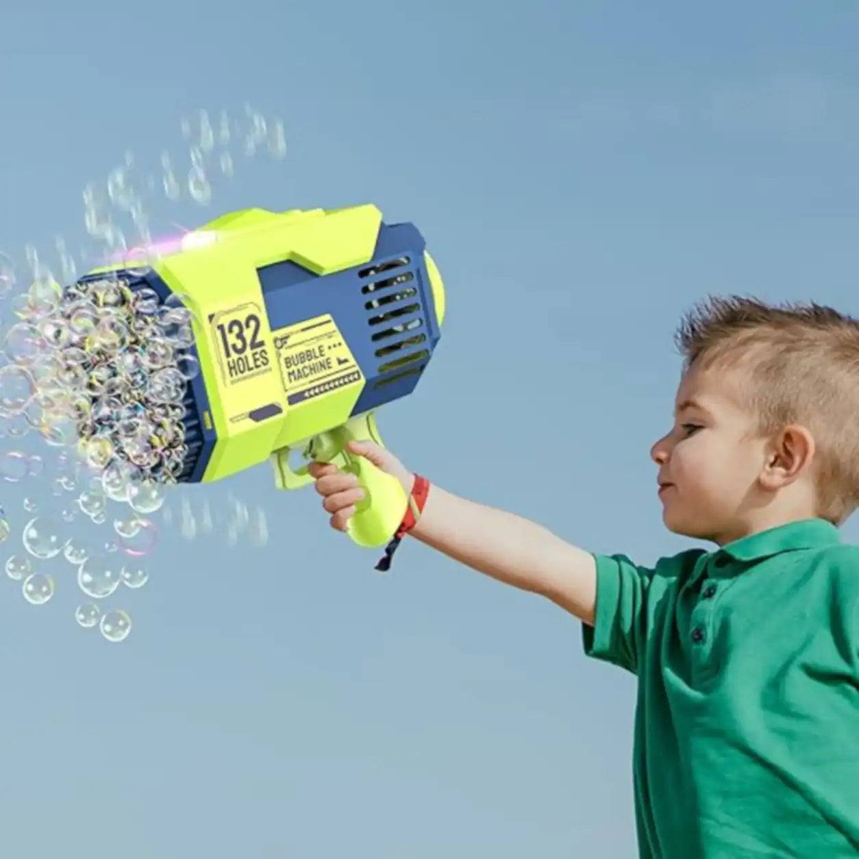 🫧 مسدس الفقاعات العملاق – Bubble Machine 132 Holes