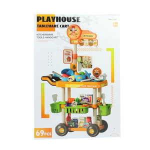 🍽️ عربة تقديم للأطفال – Kids Serving Cart