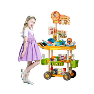 🍽️ عربة تقديم للأطفال – Kids Serving Cart