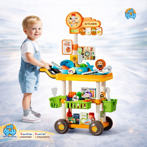 🍽️ عربة تقديم للأطفال – Kids Serving Cart