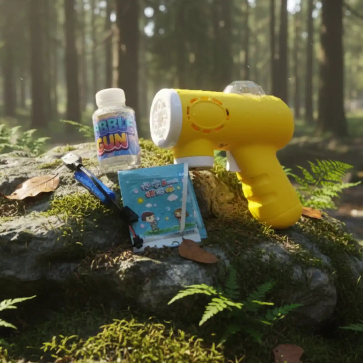 🫧 مسدس الفقاعات للأطفال – Bubble Gun