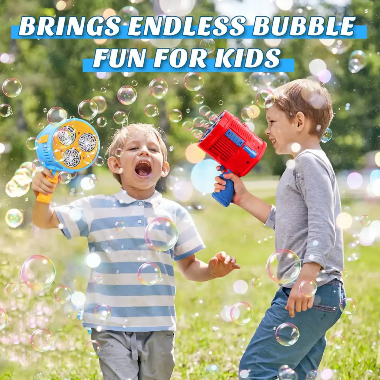 🫧  مسدس الفقاعات الكهربائي العملاق – Bubble Blaster