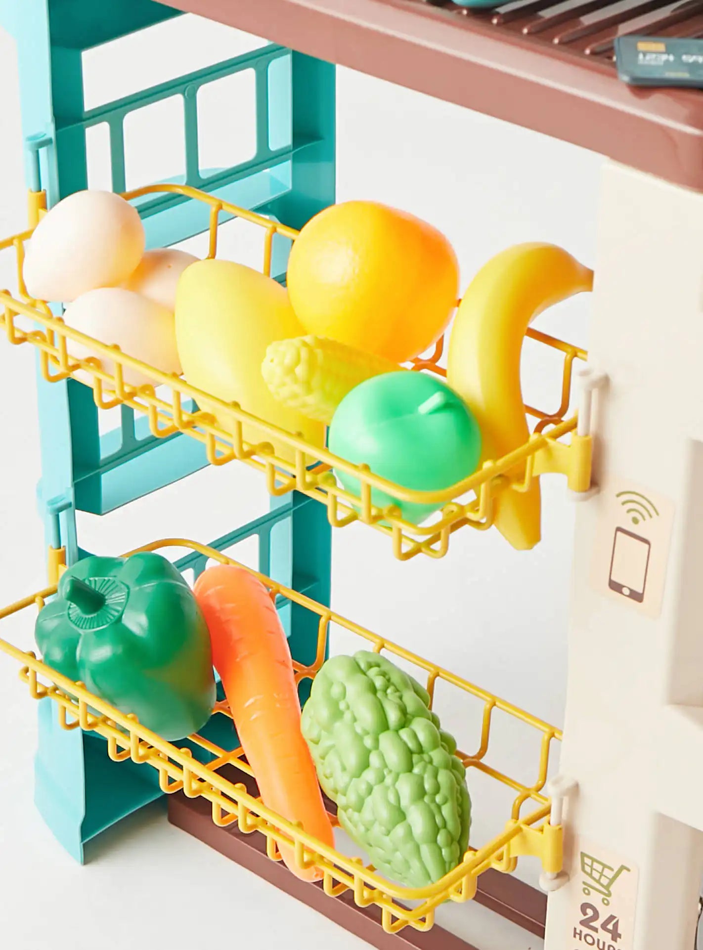 🛒 سوبر ماركت الأطفال ال48 قطعة – Kids Supermarket Play Set