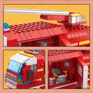 🚓🚒ليجو 1000 قطعه شرطة و بناء و اطفاء🚁🏗️