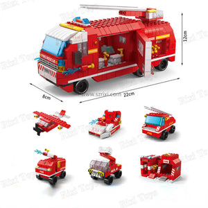 🚓🚒ليجو 1000 قطعه شرطة و بناء و اطفاء🚁🏗️