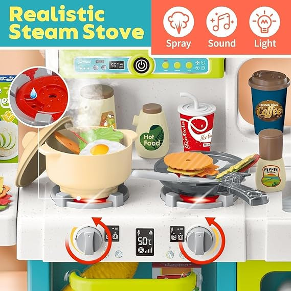 👩‍🍳 مطبخ الشيف الصغير – Kids Home Chef Play Set