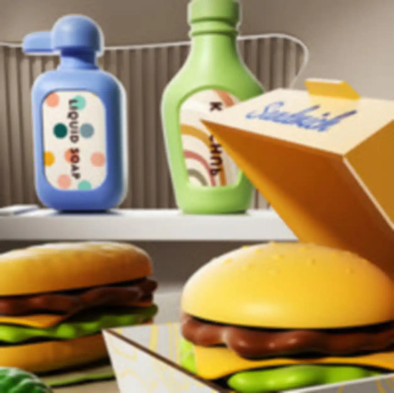 🧑‍🍳 مطبخ الأطفال الكبير 68 قطعة – Kids Home Cooking Kitchen Set