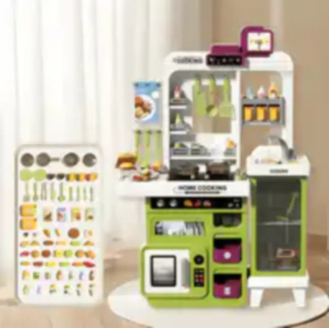 🧑‍🍳 مطبخ الأطفال الكبير 68 قطعة – Kids Home Cooking Kitchen Set