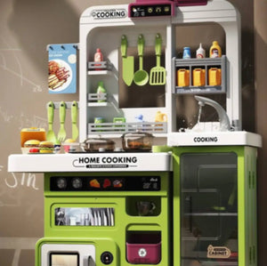 🧑‍🍳 مطبخ الأطفال الكبير 68 قطعة – Kids Home Cooking Kitchen Set