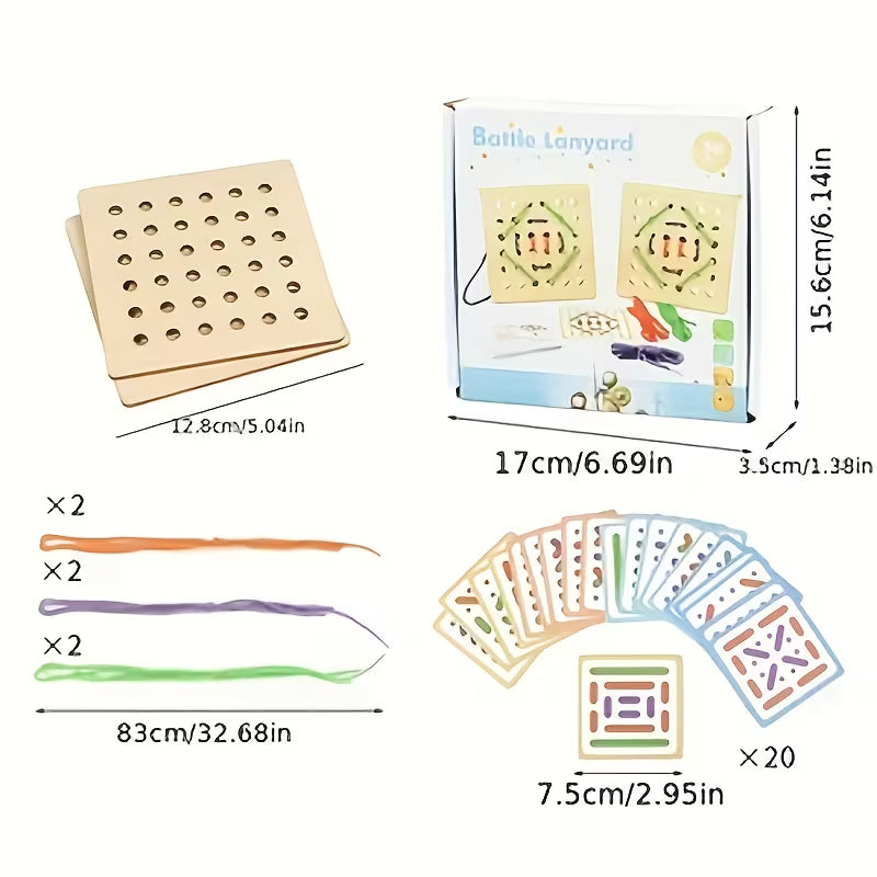 🧵 لعبة تحدي الخيوط الذكية Smart Threads Challenge