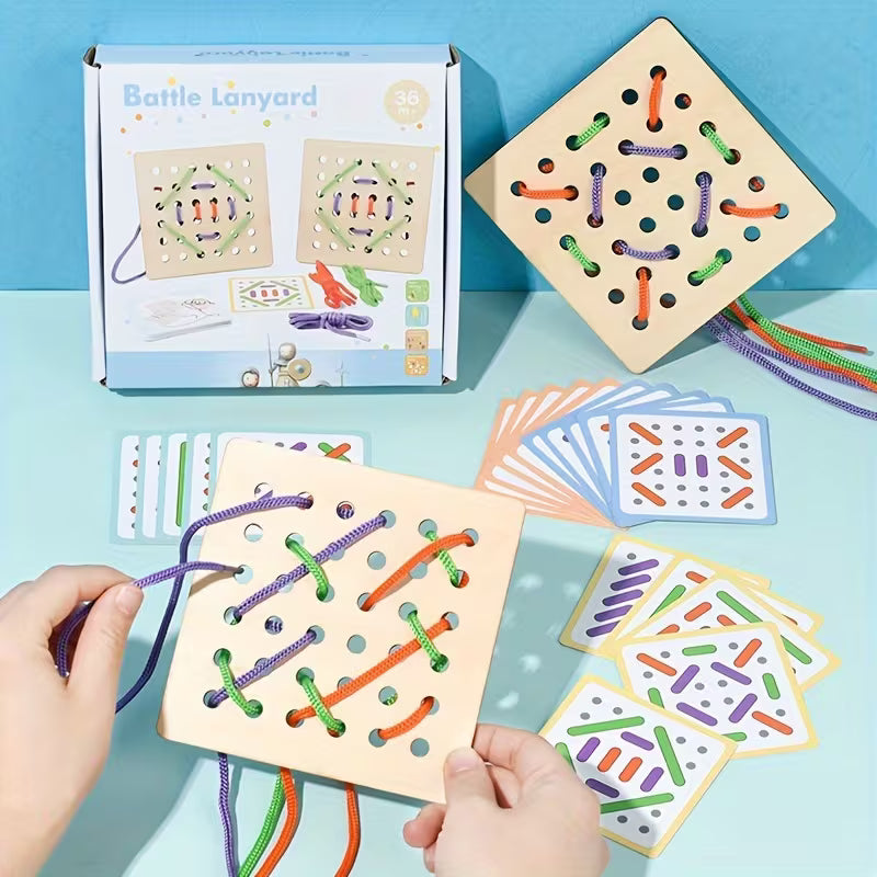 🧵 لعبة تحدي الخيوط الذكية Smart Threads Challenge