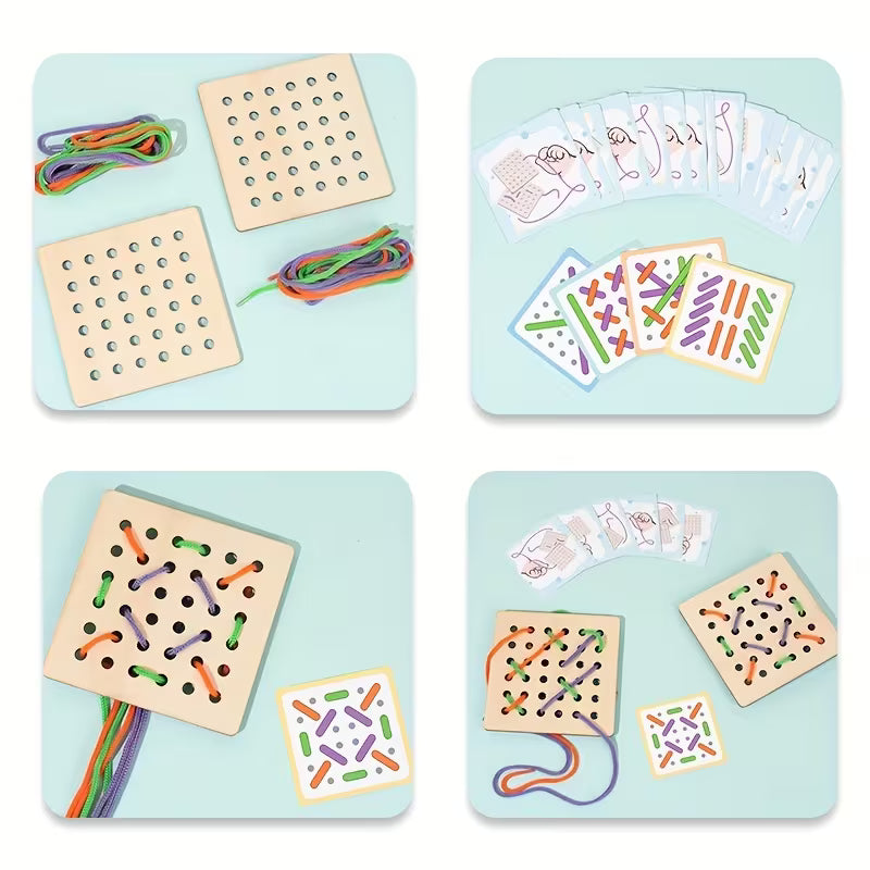 🧵 لعبة تحدي الخيوط الذكية Smart Threads Challenge