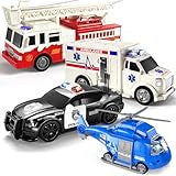  🚓🚑🚒🚁 مجموعة سيارات الطوارئ المضيئة 