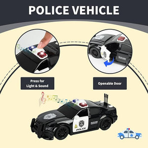  🚓🚑🚒🚁 مجموعة سيارات الطوارئ المضيئة 