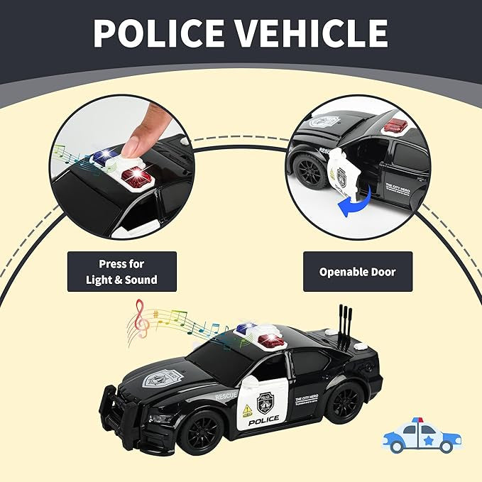  🚓🚑🚒🚁 مجموعة سيارات الطوارئ المضيئة 