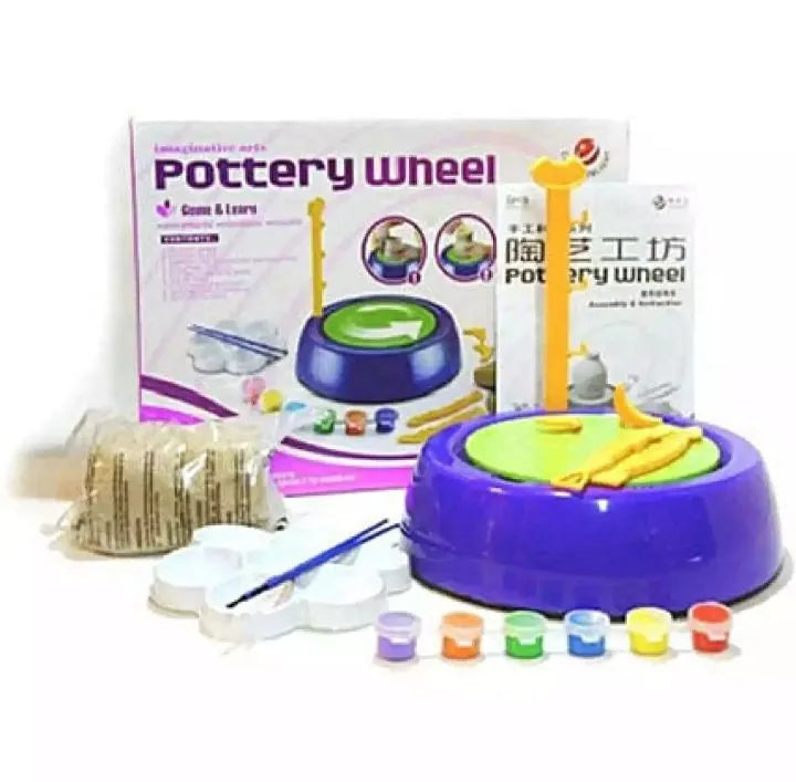 🎨🏺 عجلة الفخار الإبداعية – Pottery Wheel