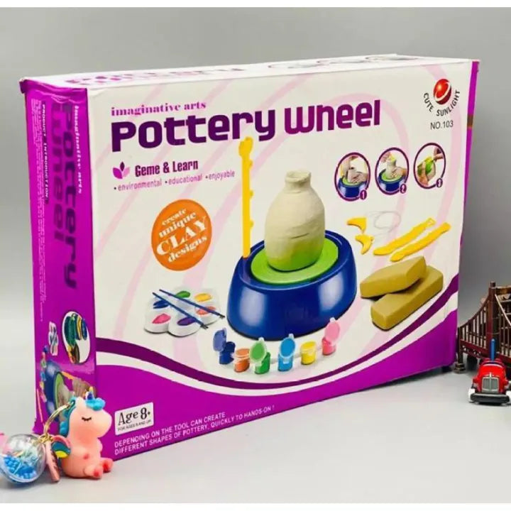 🎨🏺 عجلة الفخار الإبداعية – Pottery Wheel