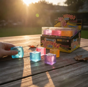 🧊✨ مكعب السلايم المطاطي – Rubber slime cube