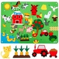 🚜  سجادة المزرعة السعيدة – Happy Farm Rug