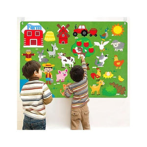 🚜  سجادة المزرعة السعيدة – Happy Farm Rug