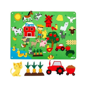 🚜  سجادة المزرعة السعيدة – Happy Farm Rug