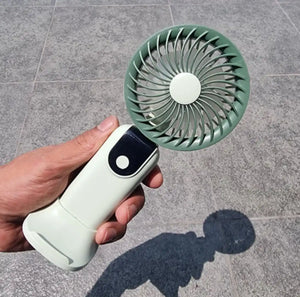 🌀 مروحة الجيب الذكية – Smart Mini Fan