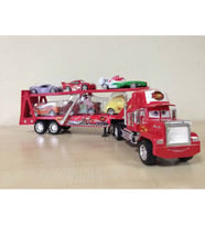 🚛 شاحنة سيارت السباق – Race car transporter truck  