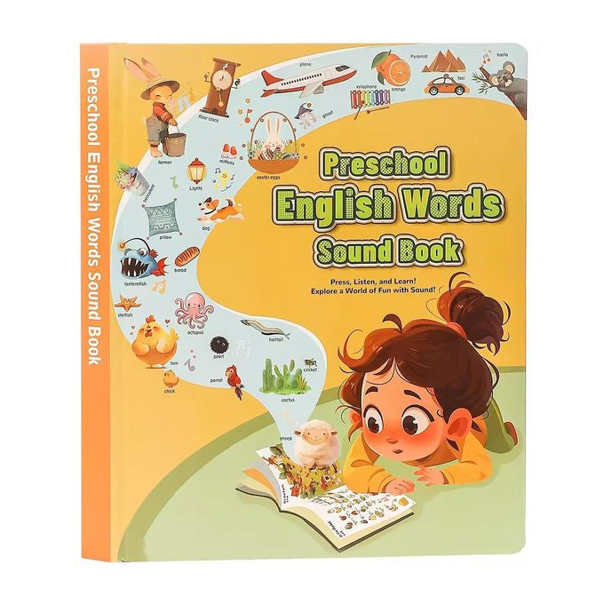 📚🎧 كتاب الكلمات الإنجليزية الناطق للأطفال