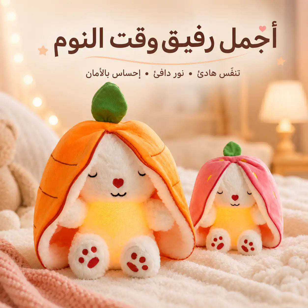 🐰 أرنوبة النوم الهادئ 🐰