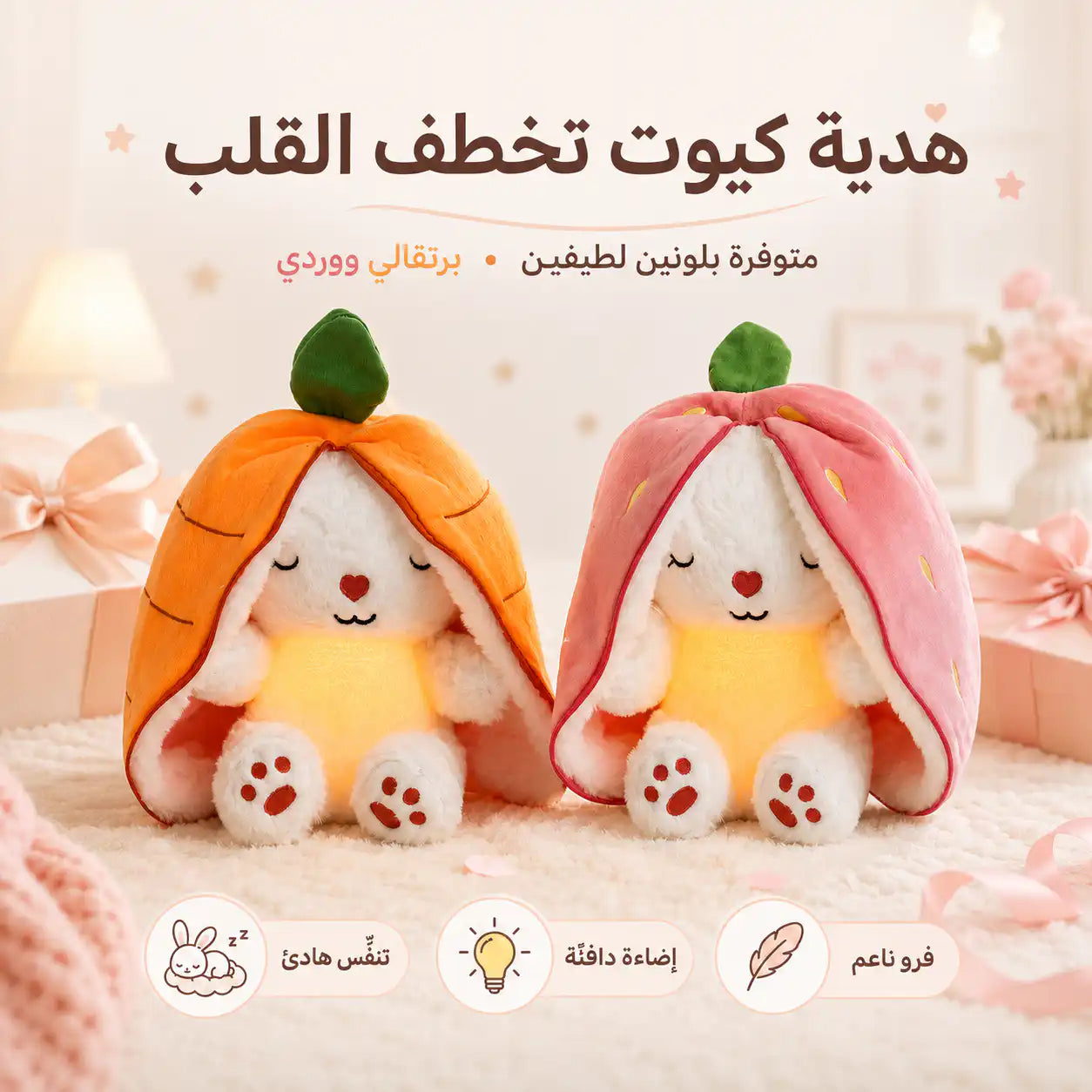 🐰 أرنوبة النوم الهادئ 🐰