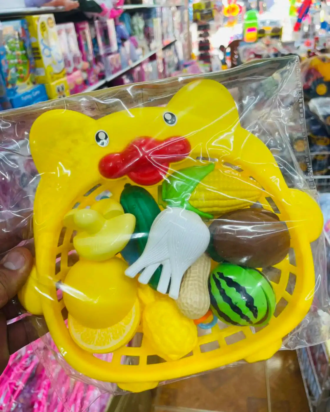 🦆🥕 سلة الخضار والفواكه التعليمية للأطفال