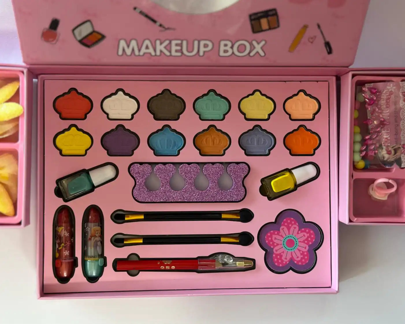 💄🎀 بوكس المكياج والإكسسوارات للبنات 