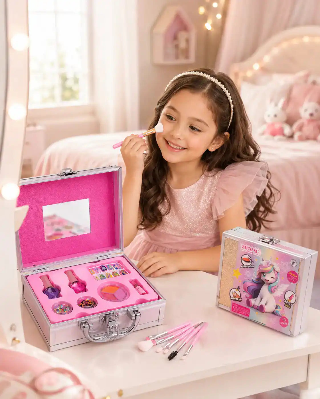 💄🎀  شنطة الميكاج للبنات الصغيرة