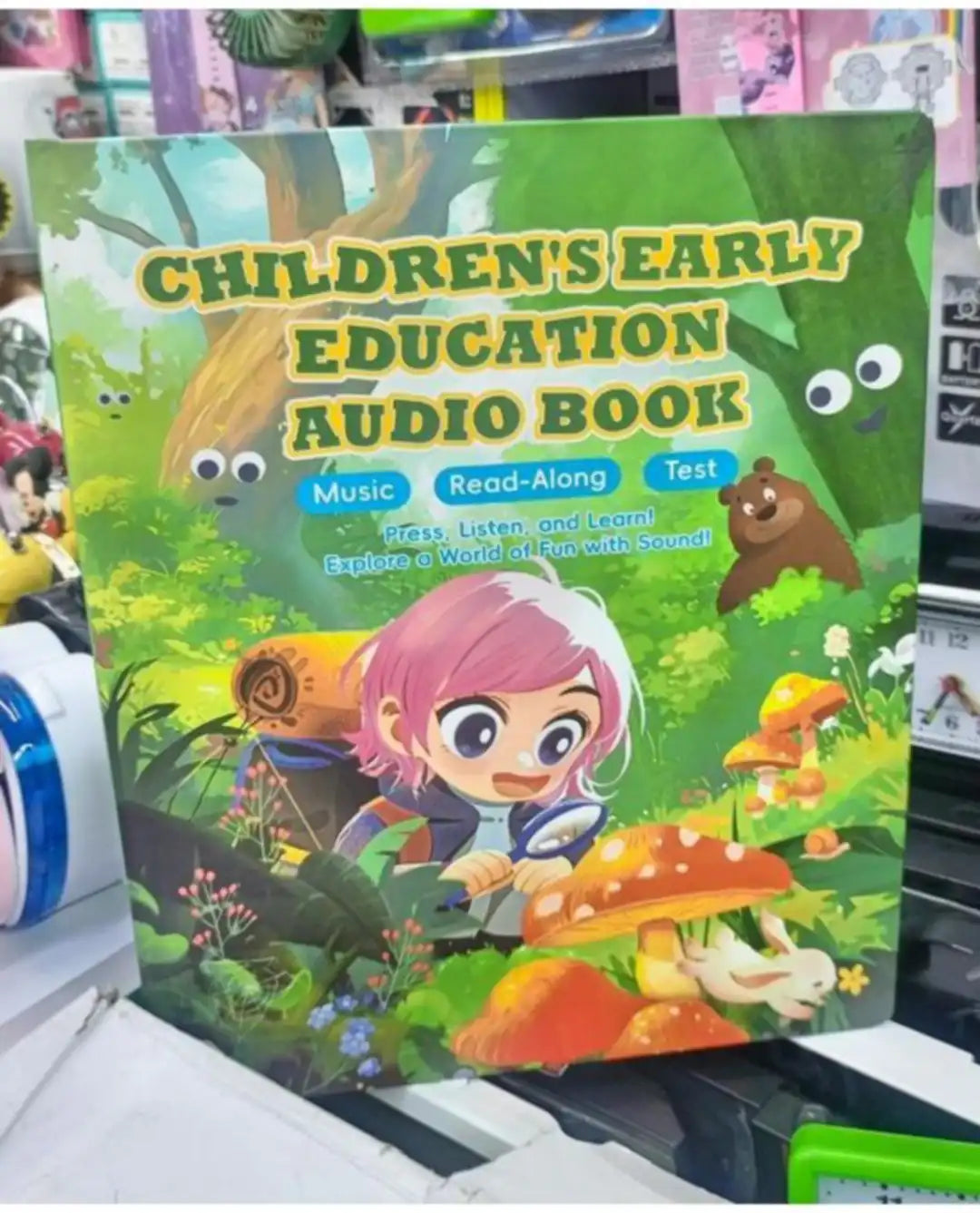 📚🎧 كتاب الكلمات الإنجليزية والحيونات والموصلات الناطق للأطفال