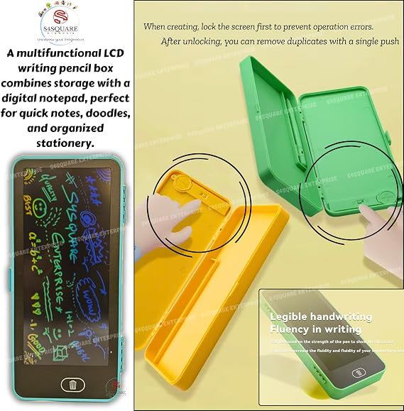 ✏️📱 مقلمة تابلت 2×1 للأطفال - صورة 6