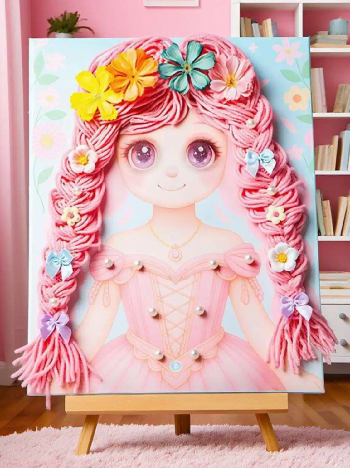 🎨🧵 عروسة بورتريه بالخيوط المجسمة – 8 أشكال مختلفة - صورة 4