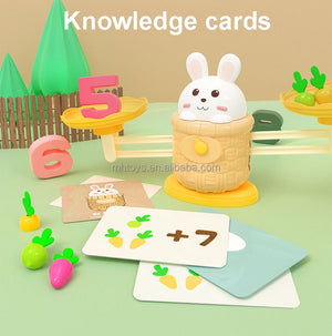 🐰⚖️ لعبة ميزان الأرنب التعليمية للأرقام والخضار - صورة 4