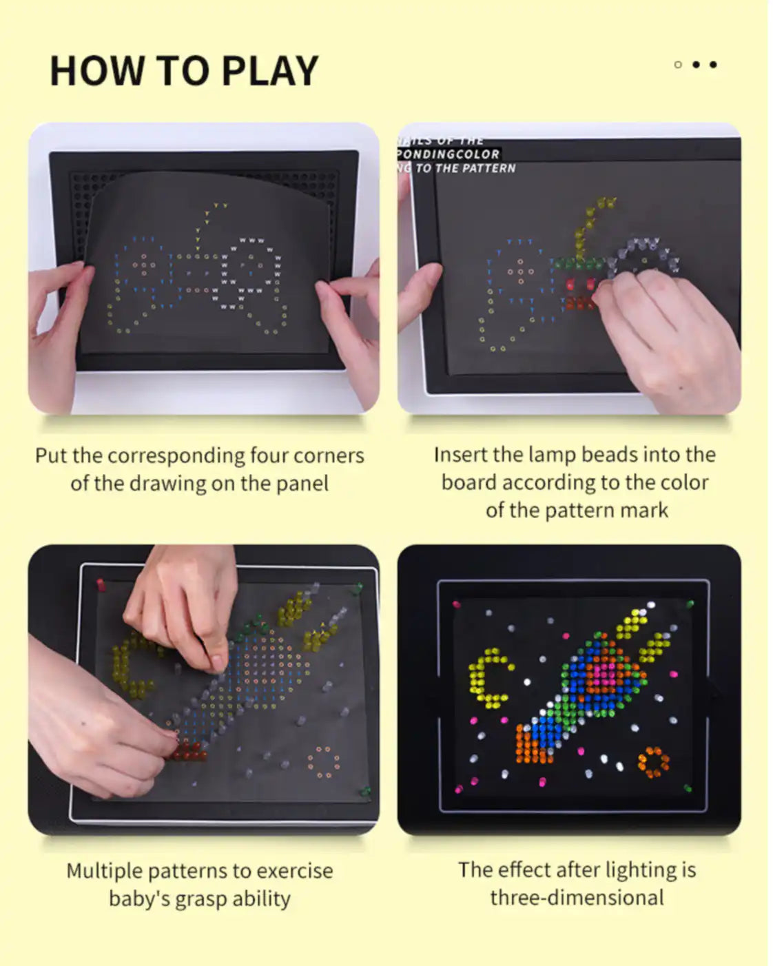 ✨🟡 لوحة الإضاءة السحرية 3D  - صورة 2